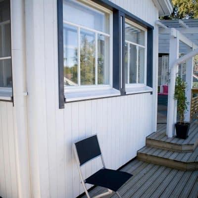 Siparila TOPCOAT-ulkoverhouspaneeli UTV, valkoinen