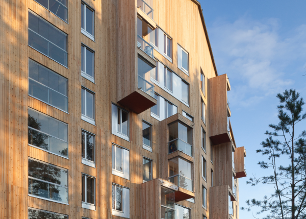 Siparila topcoat wood cladding, Puukuokka