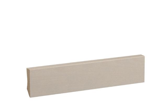 AITO jalkalista 12x42, sävy: vaalean harmaa